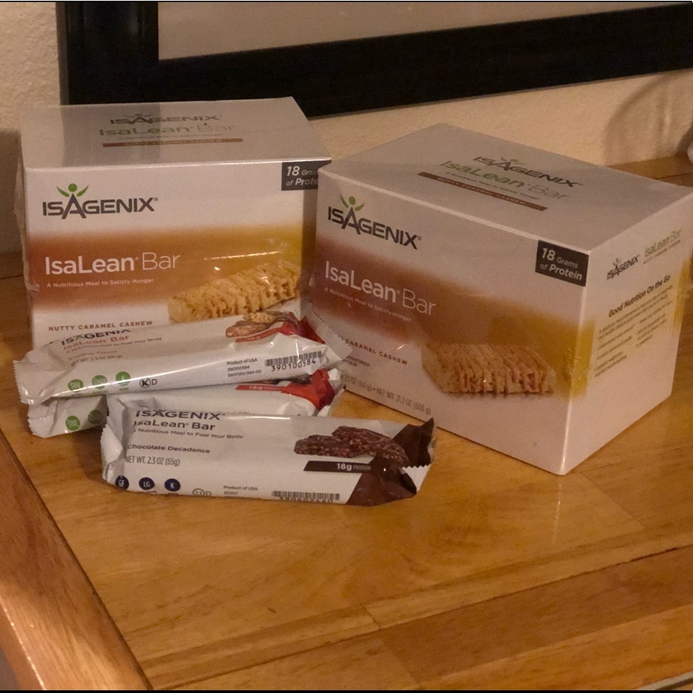 Isagenix Nutty Caramel Cashew IsaLean Bars